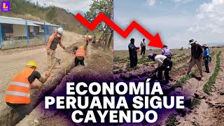 Economía peruana en situación crítica Producción nacional cae por cuarto mes consecutivo en agosto [upl. by Sholem]