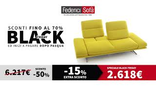 Black Friday Federici Sofà  WELLINGTON [upl. by Rotow]