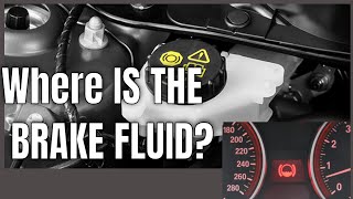 WHERE TO FIND BRAKE FLUID BMW 1 3 5 Series E87 E88 E82 E81 E92 [upl. by Iuqcaj]