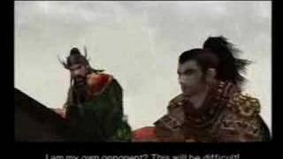 Dynasty Warriors 3  Guan Yu Must Fight Himself Cutscene [upl. by Harac986]