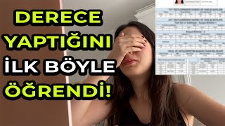 YKS 2023TE DERECE YAPTIĞINI ÖĞRENİYOR❗️yks [upl. by Vinaya]