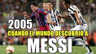 MESSI EN EL GAMPER 2005 ANTE LA JUVENTUS MI OPINIÓN [upl. by Siulesoj]