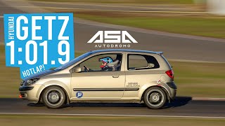 Hyundai Getz  Driving Experience  Autódromo San Antonio  1019 [upl. by Tobye568]