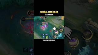 Tutorial Esmeralda Mobile Legends  Fast combo  RICKFIL mobilelegends mlbb [upl. by Lister]