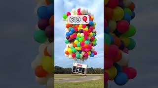 How Many Balloons To Make A Store 🏬 facts djbappiud lovemusic [upl. by Enamart]