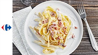 Tagliatelle met noordzeegarnalen en saus van witte asperges [upl. by Biernat]