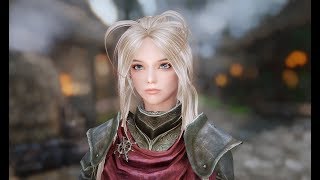 Skyrim Best Hair Mod  Yundao HDT Hair V55 [upl. by Bernadene]