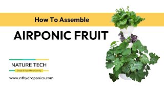 StepbyStep Guide Assembling Your Airponic Fruit Hydroponic Tower Garden  Hydroponic Systems [upl. by Namolos578]