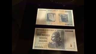 How to authenticate a Zimbabwe 100000000000000 Note at home [upl. by Nanji]