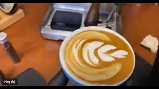 Latte art with Lelit Bianca and Niche quotZeroquot coffee grinder [upl. by Naeroled224]