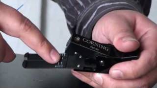 Terminating Fiber Optic Network Cable How To Video [upl. by Eskill]