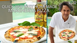 Goma At Home Quick and Easy Homemade Margherita Pizza [upl. by Adriana518]