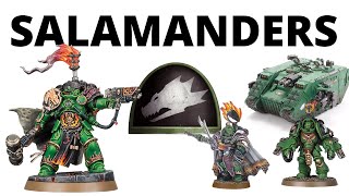 Salamanders in Warhammer 40K 10th Edition  Army Overview n Codex Space Marines [upl. by Bari]