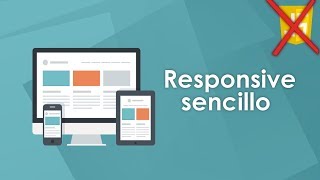 COMO HACER UN DISEÑO RESPONSIVE SOLO CON HTML Y CSS [upl. by Nita991]