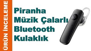 Piranha 2255 müzik çalarlı bluetooth kulaklık incelemesi [upl. by Steinway]