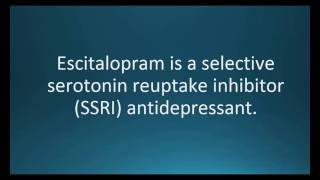 How to pronounce escitalopram Lexapro Memorizing Pharmacology Flashcard [upl. by Akinaj]