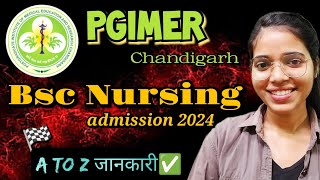 PGIMER Chandigarh BSc Nursing 2024 Exam Dates Application Eligibility Fees Syllabus bscnursing [upl. by Biddick]