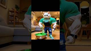 Kucing Bikin slime funny comedy kucingkomedi komedi cat kucing kucinglucu shorts trending [upl. by Patricia]