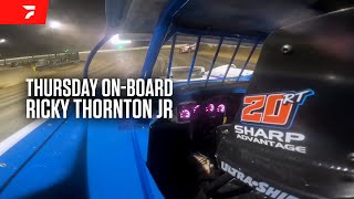 OnBoard Ricky Thornton Jr Rips The Fence To Thursday Eldora Dirt Late Model Dream Win [upl. by Jankey664]