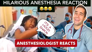 quotits a hood snackquot  Hilarious Anesthesia Reaction  Anesthesia Doctor Reacts [upl. by Queenie]