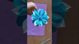 Beautiful paper flower craftwall hanging craft ideasdy crafthome decor craft [upl. by Ainyt]