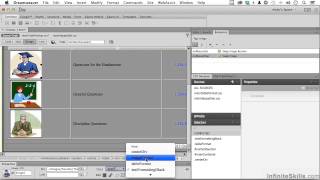 Adobe Dreamweaver CC Tutorial  Adding Images To Table Cells [upl. by Albright659]