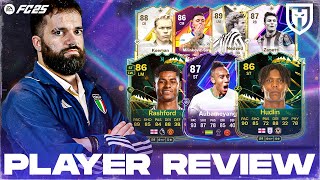 AUBAMEYANG 87 HUDLIN 86 RASHFORD 86 ZANETTI 87 NEDVED 89 SAVIC 86 KOEMAN 88  FC25 REVIEW [upl. by Estren67]