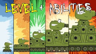 KV44 Level Up with Abilities  Cartoons about tanks [upl. by Anert263]