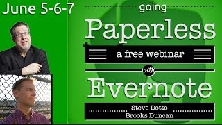 Going Paperless with Evernote  Webinar Replay [upl. by Thalia]