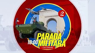 Ziua Naţională a României 1 Decembrie  Parada militară se vede la Antena 3 CNN [upl. by Levitan]