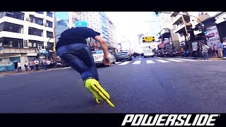 Powerslide Megacruiser 125  Nando Fsk  Morning traffic in Buenos Aires [upl. by Aina]