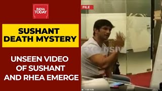 Sushant Death Case Agencies Probe Unseen Video Of Sushant Singh And Rhea Chakraborty [upl. by Guss]