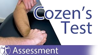 Cozens Test  Lateral Epicondylitis  Tennis Elbow Diagnosis [upl. by Avigdor]