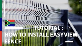 EasyView Fence Installation [upl. by Eadwina479]