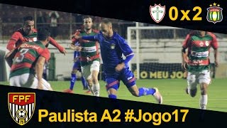 Portuguesa 0x2 São Caetano  Paulista A2 Jogo17 [upl. by Pugh175]