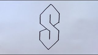 How to draw the S Symbol ✏️ [upl. by Audi]