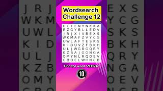 10 Seconds to PROVE Youre a Word Search Genius  Challenge 12 [upl. by Atinaej395]