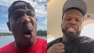 50 Cent RESPONDS To Ja Rule Claiming He BEAT HIM UP [upl. by Aiuqat]