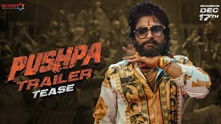 Pushpa Trailer Tease  Allu Arjun  Pushpa  Rashmika  Fahadh Faasil  DSP  Sukumar  17th Dec [upl. by Enitsirc]