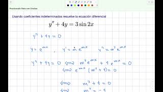 Coeficientes indeterminados con duplicidad 2 [upl. by Beitnes]