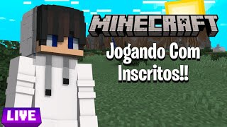 🔴Jogando Minecraft Com os inscritos🔴 [upl. by Euqinad]