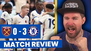 WEST HAM 03 CHELSEA MATCH REVIEW  WHAT WE LEARNT [upl. by Llevron]