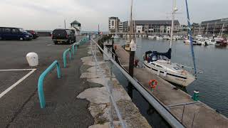 Walk around Caernarfon Harbour  Gwynedd North Wales [upl. by Ayojal312]