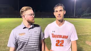 VIDEO Tusculum Men’s Soccer Postgame Nov 6 2024 David Evans [upl. by Letsyrk]