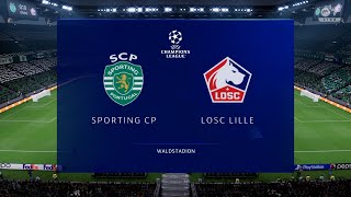 SPORTING vs LOSC LILLE  CHAMPIONS LEAGUE GROUP STAGE 2425  FC 24 [upl. by Ahsratan]