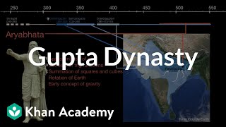 Gupta Dynasty  World History  Khan Academy [upl. by Eemia]