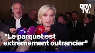 Procès RN 5 ans dinéligibilité requis par le parquet contre Marine Le Pen [upl. by Loesceke171]