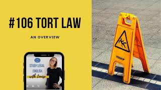 106 Tort Law  An Overview Monologue [upl. by Llevra]