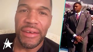 Michael Strahan Breaks Silence On National Anthem Controversy In Candid Video [upl. by Airun]