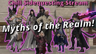 Myths of the Realm from the start FFXIV Hangout Sidequesting Stream [upl. by Trumaine]